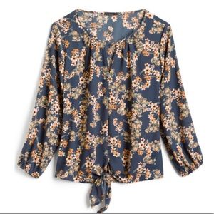 West Kei Front Tie Blouse